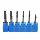 6mm 8mm 10 Mm AOL 100 Mm Solid Carbide End Mills HRC55 TiAlN Coating Ball Nose Milling Tools